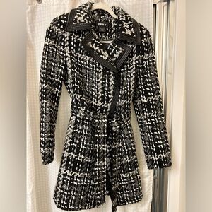 DKNY belted women’s wool coat
